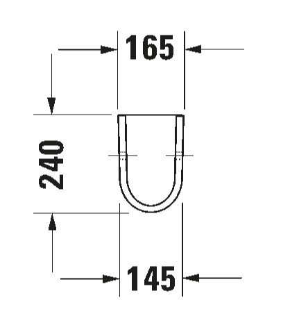 Duravit Starck 3 półpostument 086517 Duravit Starck 3 półpostument 086517
