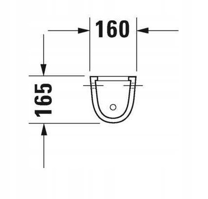 Duravit Starck 3 półpostument do umywalki 086518 Duravit Starck 3 półpostument do umywalki 086518
