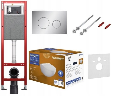 Zestaw podtynkowy wąski 32 cm WC TECE Duravit Miska Stelaż 6w1 chrom Zestaw podtynkowy wąski 32 cm WC TECE Duravit Miska Stelaż 6w1 chrom