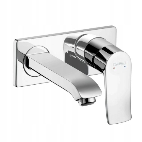 Bateria umywalkowa ścienna Hansgrohe Metris chrom Bateria umywalkowa ścienna Hansgrohe Metris chrom