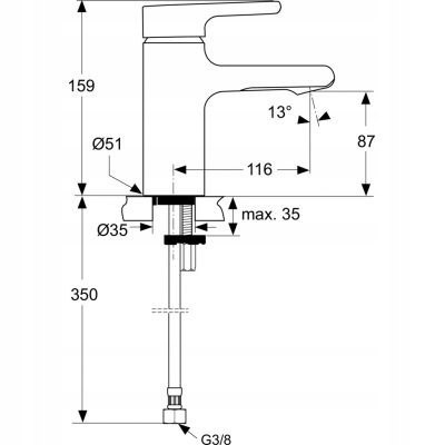 IDEAL STANDARD Attitude zestaw baterii umyw.+bidet IDEAL STANDARD Attitude zestaw baterii umyw.+bidet