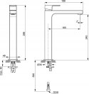 Ideal Standard Edge Bateria umywalkowa wysoka