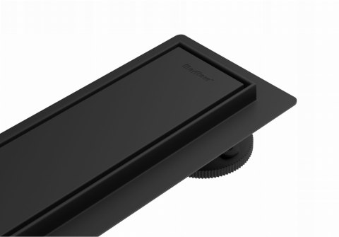 Odpływ liniowy Merflow 2w1 ruszt odwracalny 600mm czarny mat Odpływ liniowy Merflow 2w1 ruszt odwracalny 600mm czarny mat