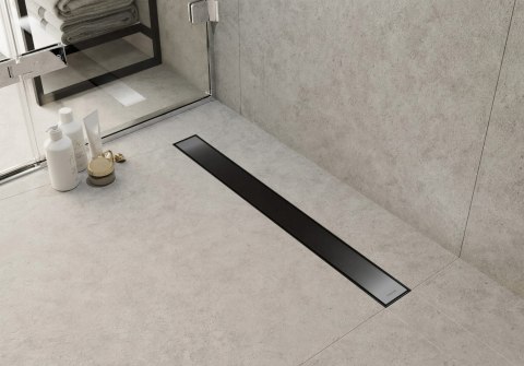 Odpływ liniowy Merflow 2w1 ruszt odwracalny 600mm czarny mat Odpływ liniowy Merflow 2w1 ruszt odwracalny 600mm czarny mat