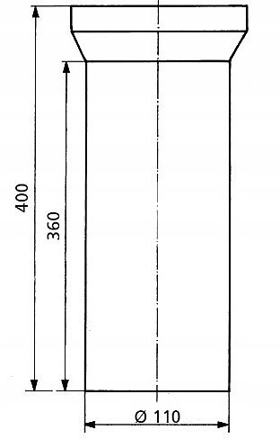Sanit Prostka 400 mm x 110 mm Sanit Prostka 400 mm x 110 mm