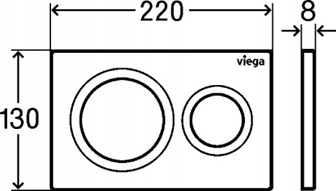 Viega Prevista stelaż podtynkowy WC komplet 3w1 Viega Prevista stelaż podtynkowy WC komplet 3w1