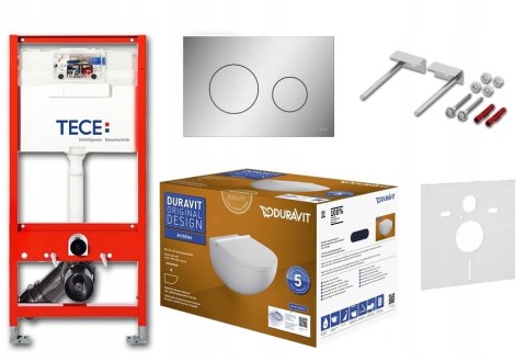 Zestaw podtynkowy WC DURAVIT STELAŻ TECE 6w1 Zestaw podtynkowy WC DURAVIT STELAŻ TECE 6w1