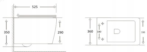 Zestaw podtynkowy WC SANIT Stelaż Niski 82cm 6w1 Zestaw podtynkowy WC SANIT Stelaż Niski 82cm 6w1