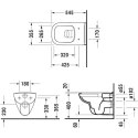 DURAVIT 6w1 Stelaż TECE Miska Rimless, przycisk