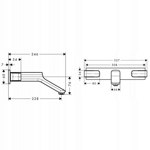 HANSGROHE URQUIOLA Bateria umywalkowa 11043000 HANSGROHE URQUIOLA Bateria umywalkowa 11043000