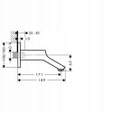 HANSGROHE URQUIOLA Wylewka wannowa 11430000