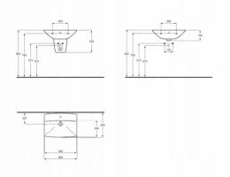 IDEAL STANDARD Cantica UMYWALKA 60X45 T095661