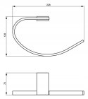 IDEAL STANDARD Playa poręcz na ręcznik B9264AA