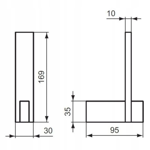IDEAL STANDARD Uchwyt na zapasową rolkę A9201AA IDEAL STANDARD Uchwyt na zapasową rolkę A9201AA