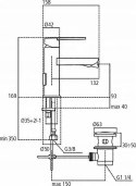 Ideal Standard B0620AA bateria bidetowa GIO