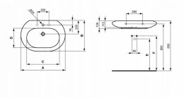 Ideal Standard umywalka SimplyU 60cm T013901