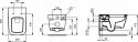 Ideal standard miska WC wisząca Mia J452101