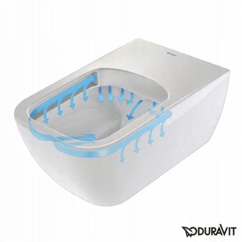 Miska podwieszana WC Duravit HAPPY D.2 2550590001 WonderGliss Miska podwieszana WC Duravit HAPPY D.2 2550590001 WonderGliss