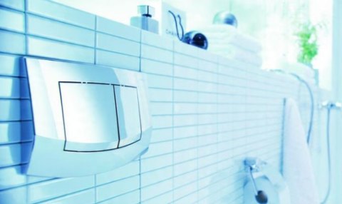 Przycisk spłukujący do WC Tece Ambia biały 9240200 Przycisk spłukujący do WC Tece Ambia biały 9240200