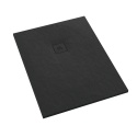 Schedpol brodzik prostokątny Protos Black Stone 80x120 czarny kamień