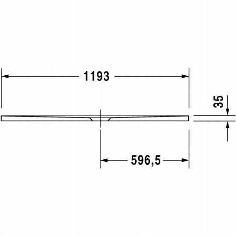Duravit Duraplan Brodzik wpuszczany w podłogę 120x80 cm, biały Duravit Duraplan Brodzik wpuszczany w podłogę 120x80 cm, biały