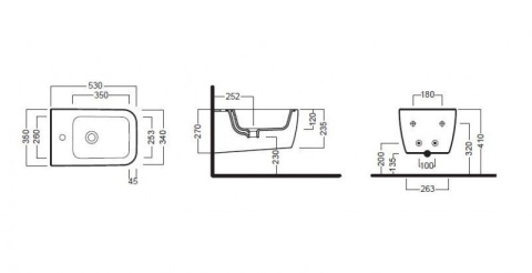 Hatria Fusion Q YXC0 Bidet biały
