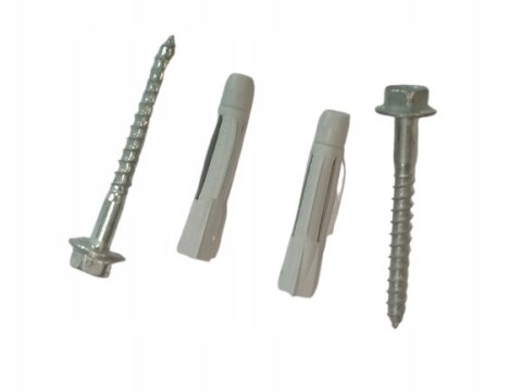 Wkręty do betonu z łbem sześciokątnym 6x70mm 50szt. Kołki rozporowe Wkręty do betonu z łbem sześciokątnym 6x70mm 50szt. Kołki rozporowe