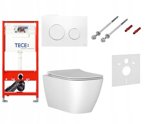 Zestaw podtynkowy STELAŻ TECE MISKA I.LIFE S 6w1 LOOP BIAŁY