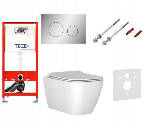 Zestaw podtynkowy STELAŻ TECE MISKA I.LIFE S 6w1 LOOP chrom