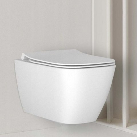 Zestaw podtynkowy wąski 32 cm WC TECE I.LIFE S Miska Stelaż 6w1 czarny