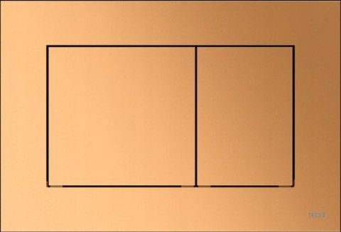 Zestaw podtynkowy 6w1 STELAŻ TECE + MISKA Przycisk TeceNow mosiądz