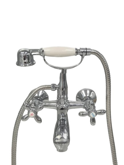Bateria wannowa retro Raf chrom