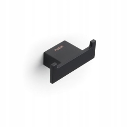 HOZZE wieszak na ręczniki podwójny Czarny-Mat