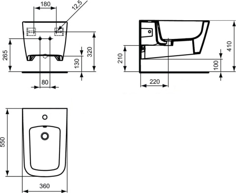 bidet Ideal Standard J469401