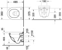Miska WC Duravit Starck 3 222709 + Starck 3 bidet 228115
