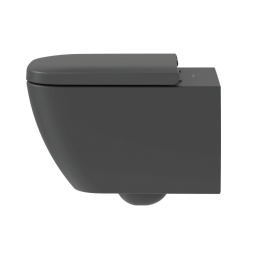 Miska WC podwieszana 54cm bezkołnierzowa Duravit HAPPY D.2 222209890 antracyt