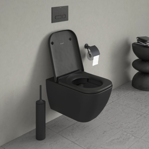 Miska WC Duravit Happy D.2 Rimless 54 cm antracyt 2222098900