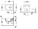 Miska WC Duravit Starck 3 222709 + Starck 3 bidet 228115