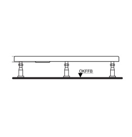 Ideal Standard Strada Nogi do brodzika K859867