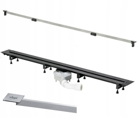 Viega Advantix Vario Odpływ Liniowy + Stelaż Tece 32cm slim