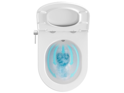 Ravak WC Uni Chrome RimOff z funkcją bidetową x01912