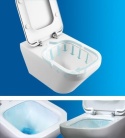 ZESTAW WC STELAŻ TECEbase biały MISKA aquablade 6w1